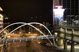 Basingstoke Town Centre at night