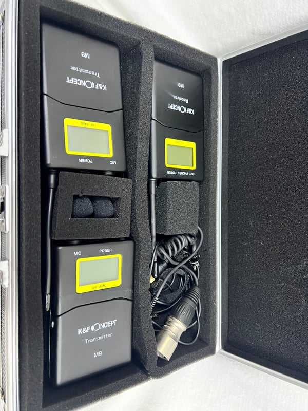 K&F Concept M9 Wireless Microphone kit (Ex-hire) - Image 4