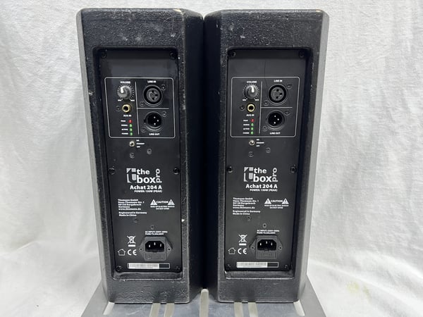 2x Achat 204A Black + Flight case (Ex-hire) - Image 3