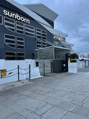 Sunborn Hotel, London, Event, Screen hire, Large screens, Cisco, Conference, Awards, PA System, Yatch hotel, AV, Audio Visual, AVE Services