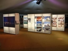 Wall panel display