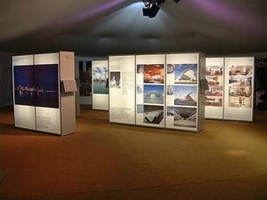 Wall panel display