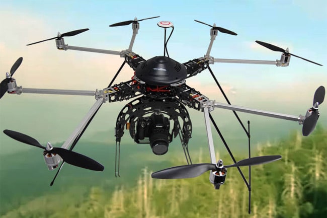 octocopter drone