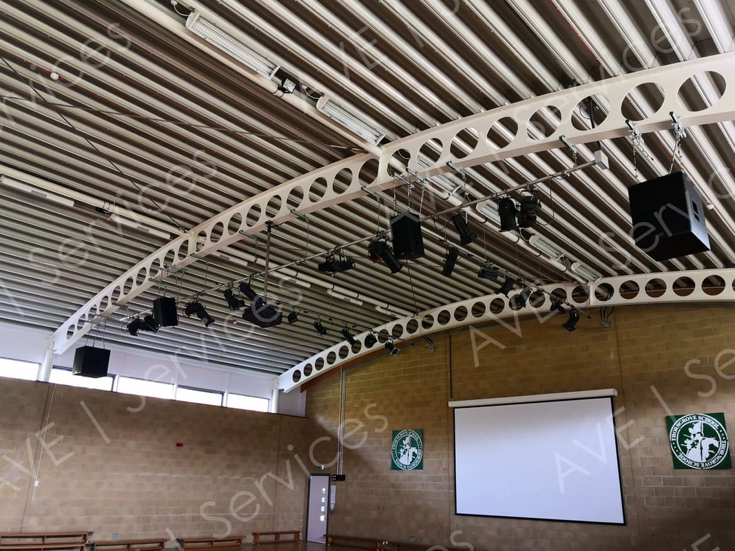 School audio system installation highclere berkshire newbury