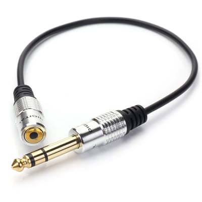 F 3.5MM Jack- 1/4" M Jack