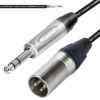 0.5M 1/4" Jack - M XLR