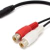3.5MM Jack- RCA F
