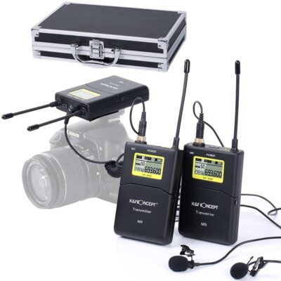 K&F Concept M9 Wireless Microphone kit (Ex-hire)