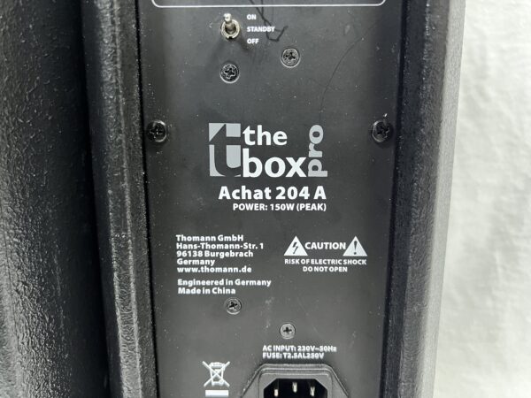 2x Achat 204A Black + Flight case (Ex-hire) - Image 5