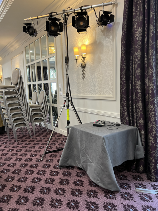 Staging, stage, 6m x 3m, Bath, Bristol, Events, awards, step, skirt, lighting, spot lights, audio visual, av , AVE Services