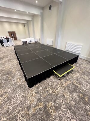 Large stage at The Stones Hotel Salisbury